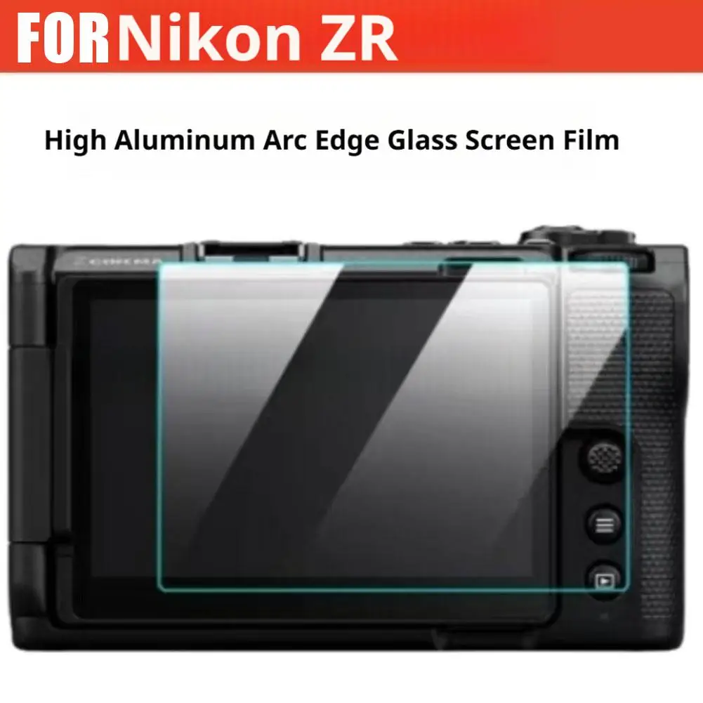 Tempered Glass Screen Protector For Nikon ZR Camera 9H Hardness HD Clear Anti-Scratch Arc Edge Protective Film Camera Accessory