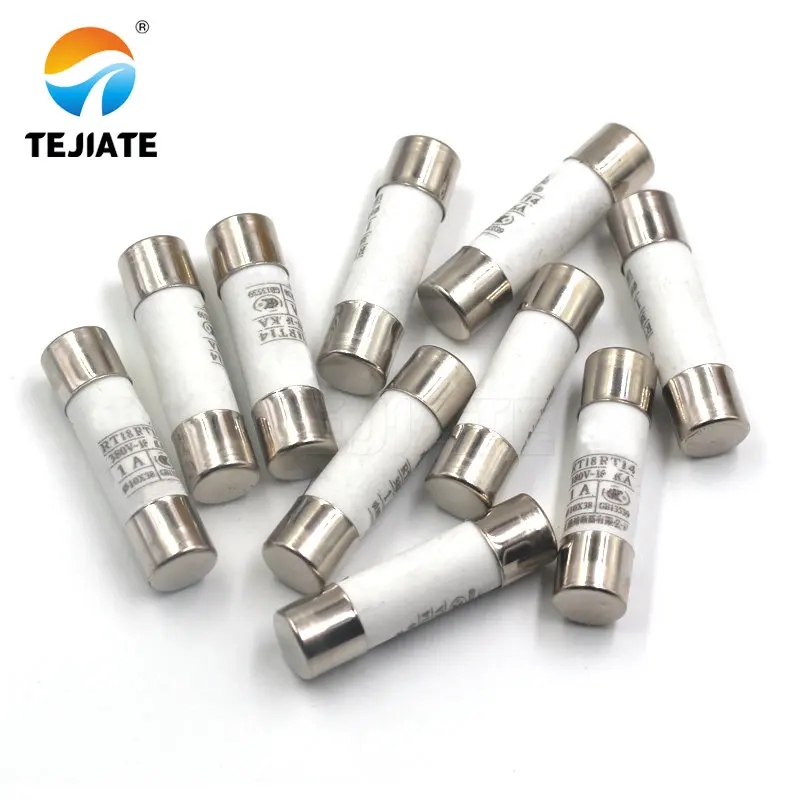 

20pc/lot R015 Ceramic Fuse Cylindrical fusible fusivel tube 500V 0.5A-32A Low Voltage 10mm*38mm Electrical Equipment Supplies