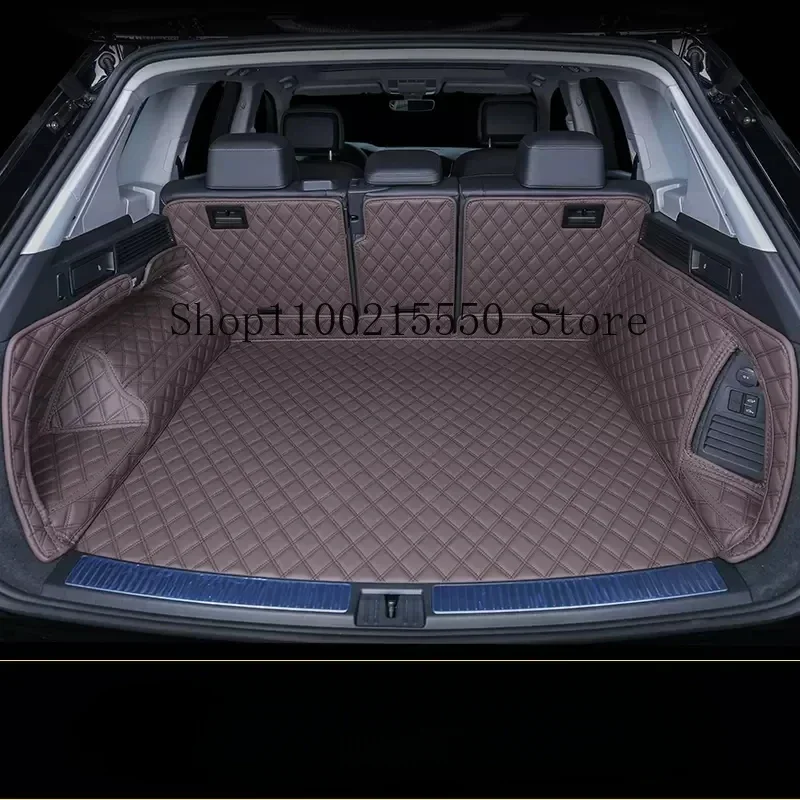 Boot Mats Custom Auto High Quality Leather Accesorios Car Trunk Mats For VW Volkswagen Touareg 2019-2022