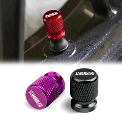 2 Pcs Motorcycle Accessories For Ducati Scrambler 400 800 1100 2014-2019 Aluminum Alloy Tire Valve Air Port Stem Cover Caps