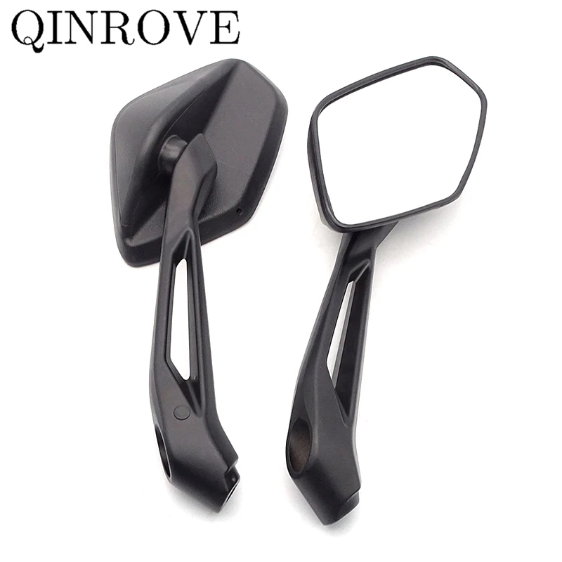 

10MM Motorcycle Rear View Mirror Aluminum Black Side Convex Mirrors Accessories for Voge 150GT 300GY 525DSX Zontes T310 501 350