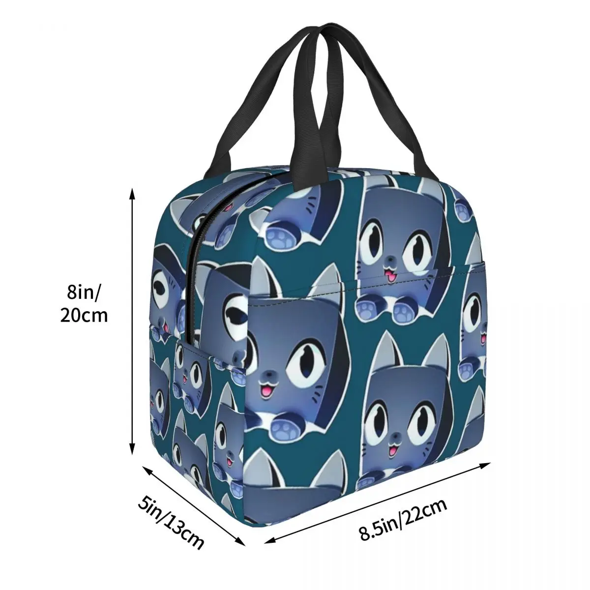 Pet Simulator X Code Lunch Bags Insulated Bento Box Lunch Tote Leakproof Picnic Bags Cooler Thermal Bag for Woman Kids Travel