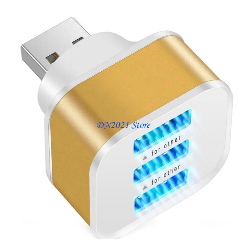 F3KE 3 в 1 Multipt USB2.0 Hub Splitter USB 3 порты Expander Power Dock