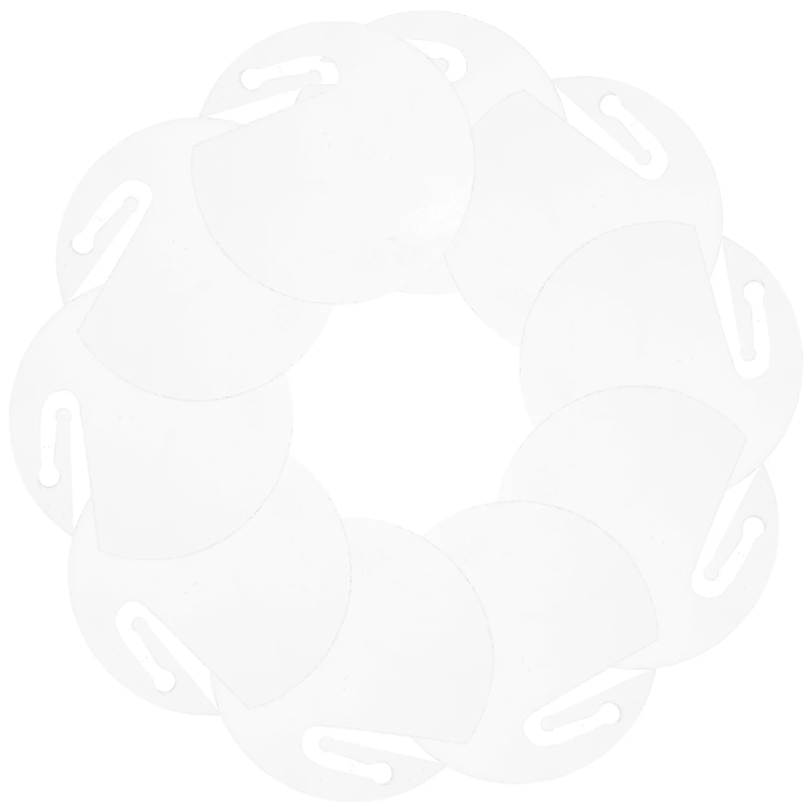 

50 Pcs Drink Tags Glass Markers Tiny Cup Labels Reusable Party Accessories Round Replaceable Drink Tags Transparent