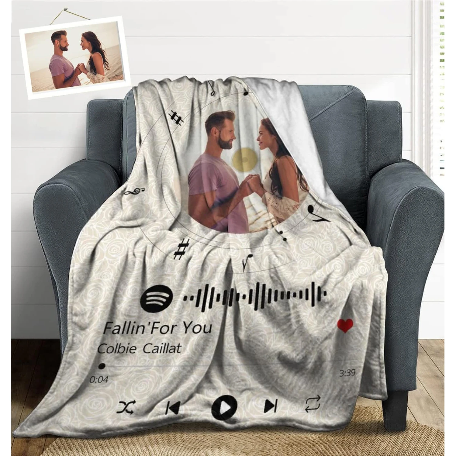 Customized blankets, personalized flannel blankets, Christmas, Mother's Day, Thanksgiving birthday gifts for couples