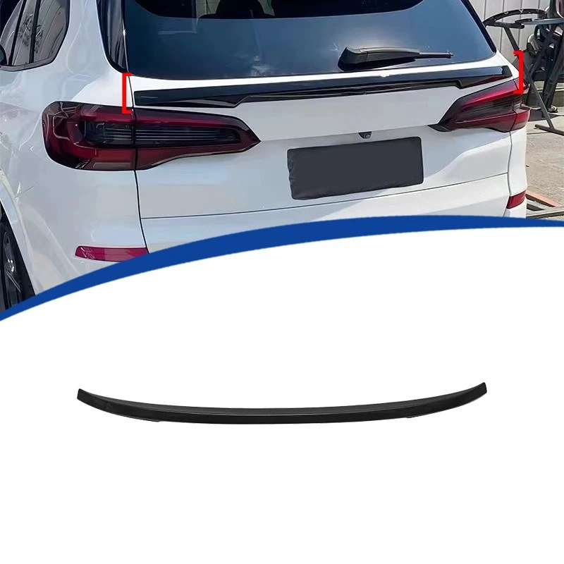 For BMW X7 G07 2020-2026 Rear Trunk Middle Wing Spoiler MP Style ABS Blow Molding Exterior Tuning Body Kit Aerodynamic Tail Part
