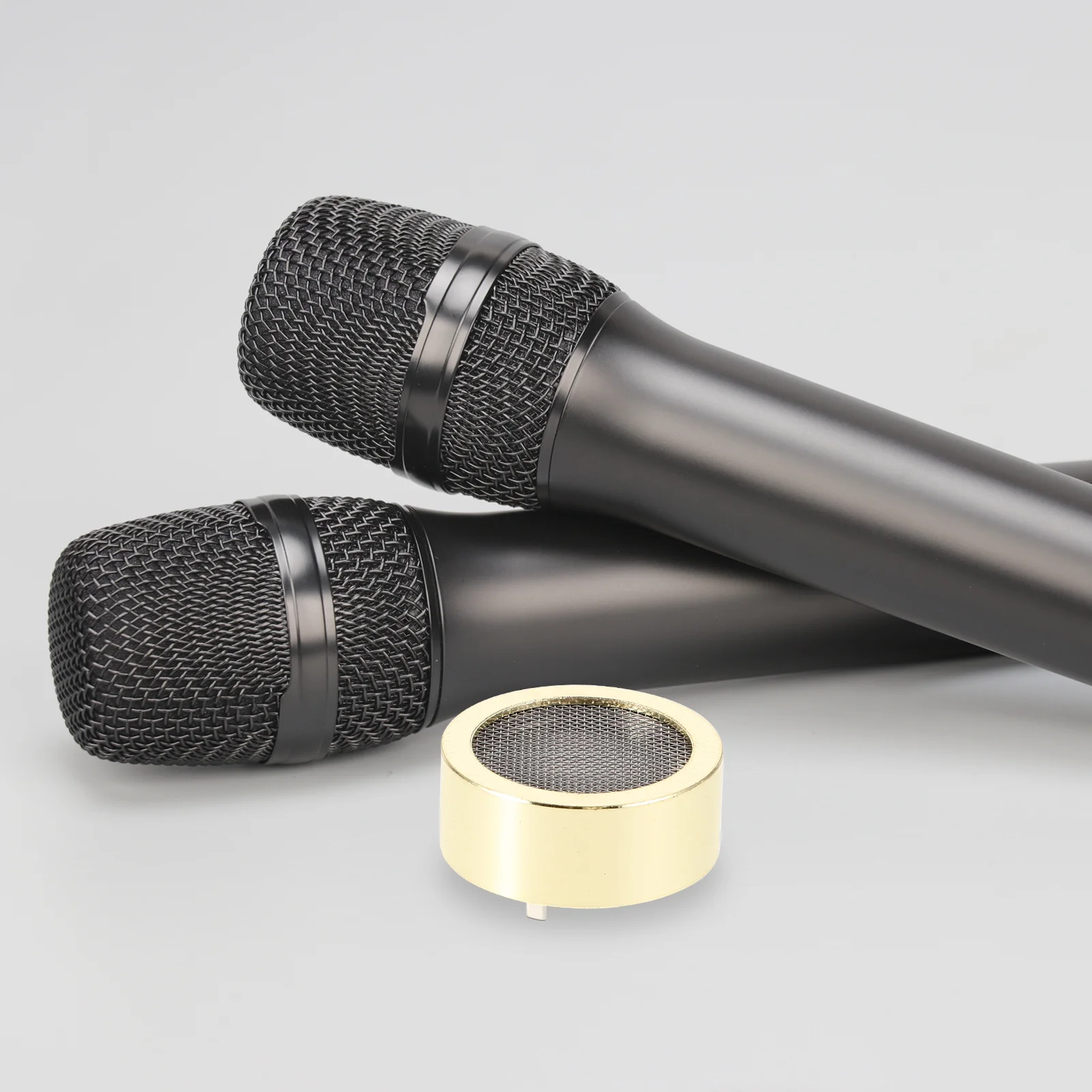 Condenser Microphone Capsule Gold-Plated Diaphragm Core For Studio Recording Replacement Mic Cartridge Clear Sound Portable