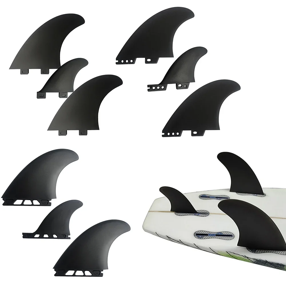 

Surfboard Board Edge Fins For FCS2 Keel Fins High Performance ABS+Fiberglass Core Surfboard Fins Set Dual Tabs Surfing Accessory