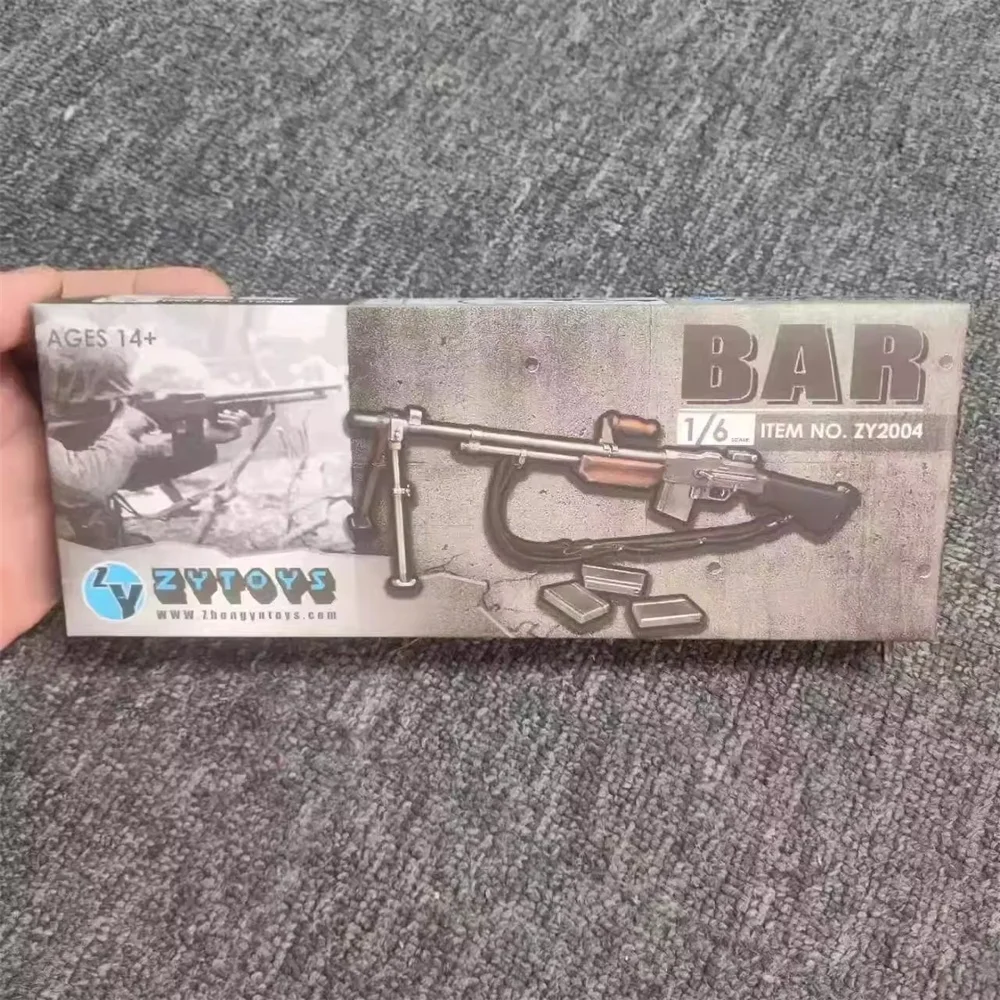 

ZYTOYS BAR M1918 Scale 1/6th Main Weapons Toys Model Not Real Accessories For 12" Doll Figure Scene Component ZY2004