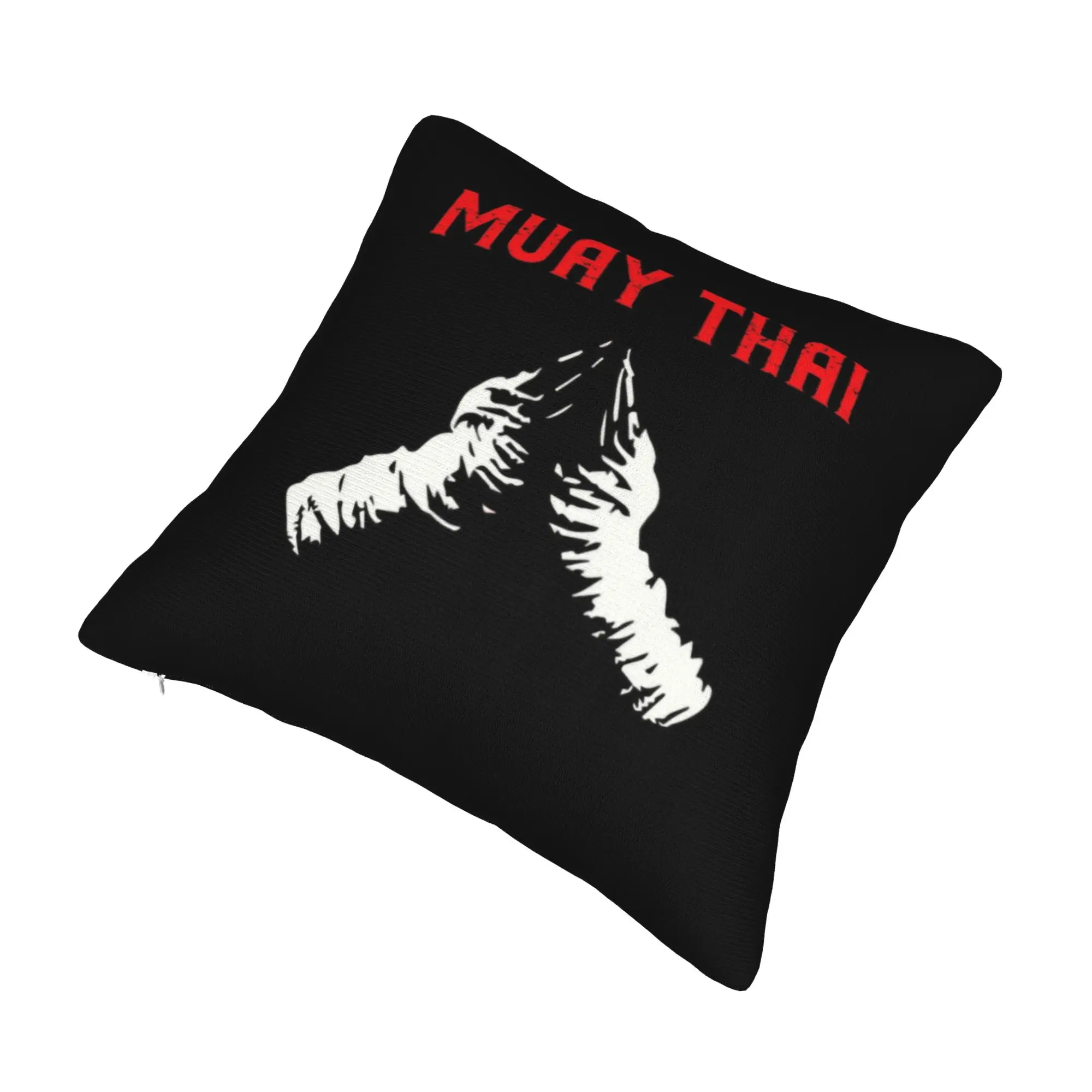 Best Muay Thai Fighter Cushion Covers 40x40cm Polyester Combat Sports Boxing Gym Workout Fitness for Car Square Pillowcase
