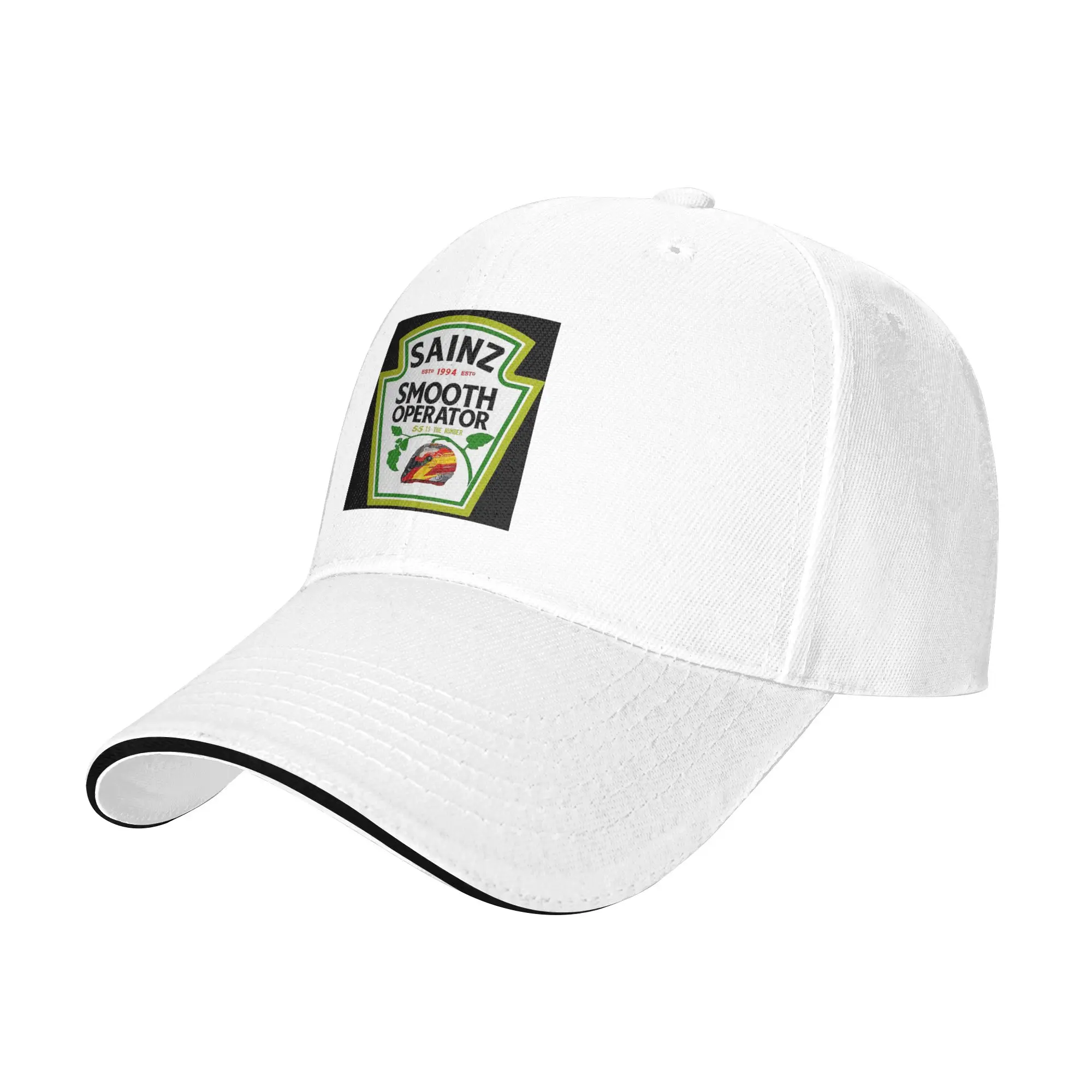 Carlos Sainz Smooth Chili Sauce Cap Fashion Casual Baseball Caps Adjustable Hat Hip Hop Summer Unisex Baseball Hats Customizable