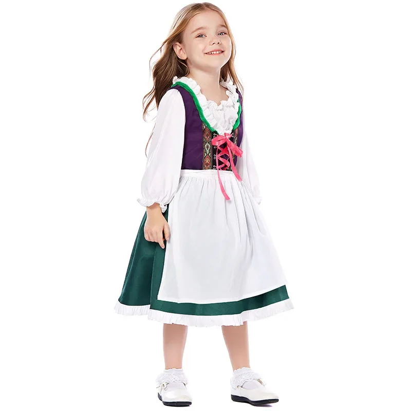 German Oktoberfest Traditional Bavarian Dress Children's Beer Dress