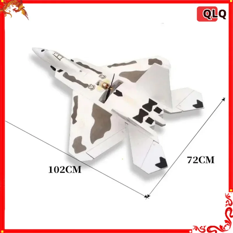 

F22 Raptor 64mm Channel Waist Push Dual Power Remote Control Aircraft Epo Aircraft Fighter Fixed Wing Aircraft Toy Gift