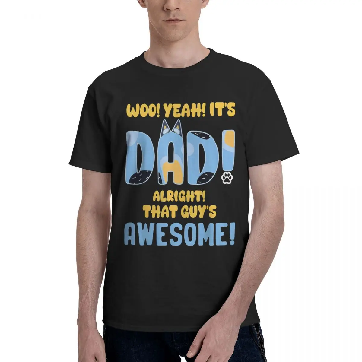 

Motion Dad's Awesome Graphic Tee Tshirt Champion premium Top quality Leisure Eur Size