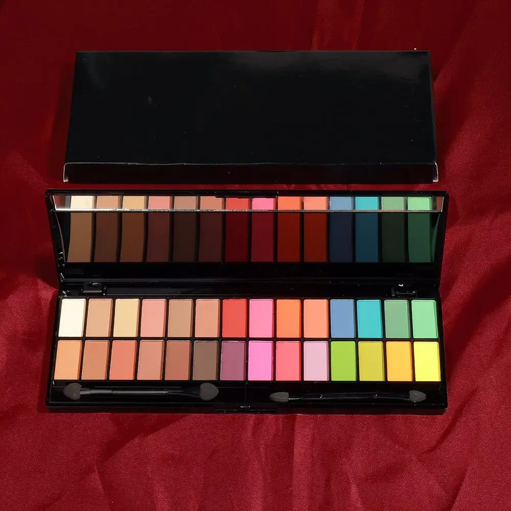 For Cmaadu Eyeshadow Palette Matte Shimmer Makeup Pigment Cosmetic Professional Beauty Tools Long Lasting Smooth Blendable Set