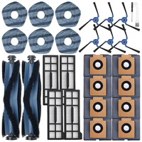 On sale For Eufy X10 Pro Omni:2 Main Brush,6 Mop Cloth,6 Side Brushes,4 HEPA Filters,8 Dust Bags,1 Cleaning Tools,1 Screwdriver