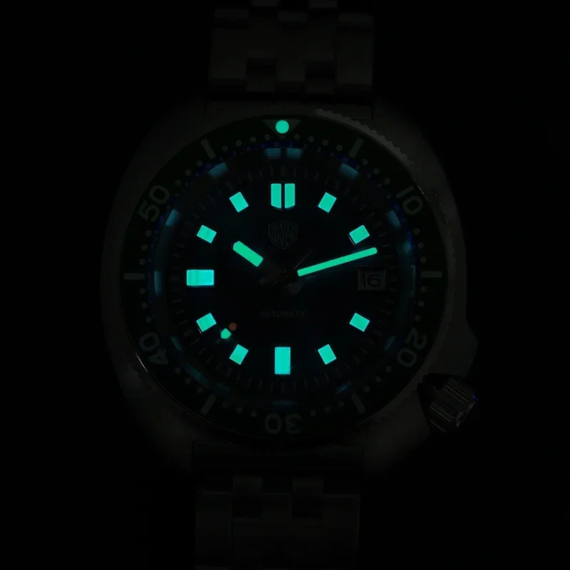 Watchdives WD6105 Dive Watch NH35 Automatic Movement Sapphire Crystal C3 Luminous 300M Waterproof Stainless Steel Luxury Watch