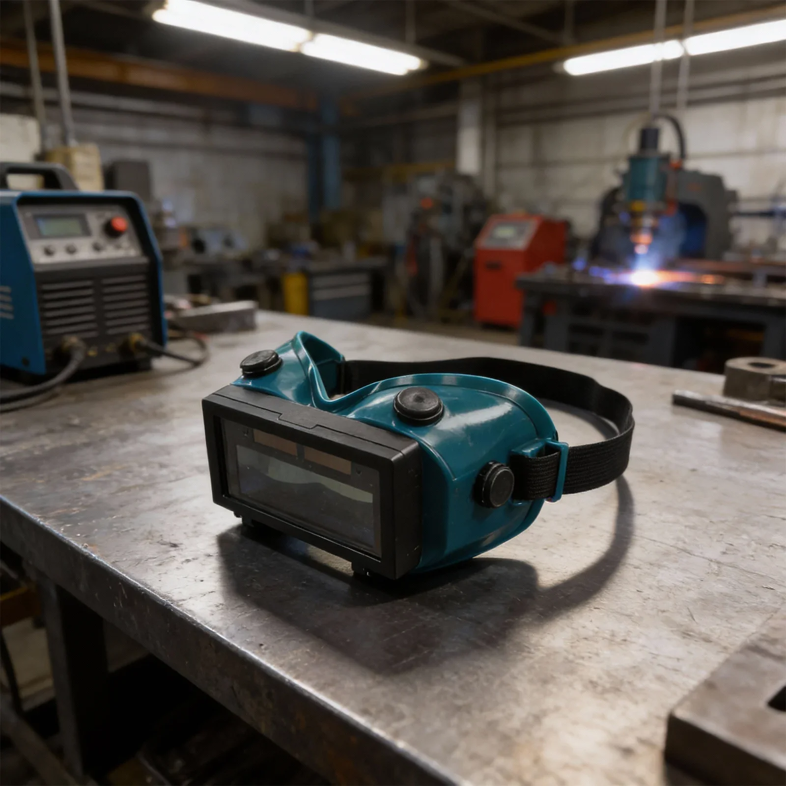 mig-tig-mma-溶接および研削用途向けの太陽光発電自動遮光溶接メガネ、アンチグレアバイザー付き