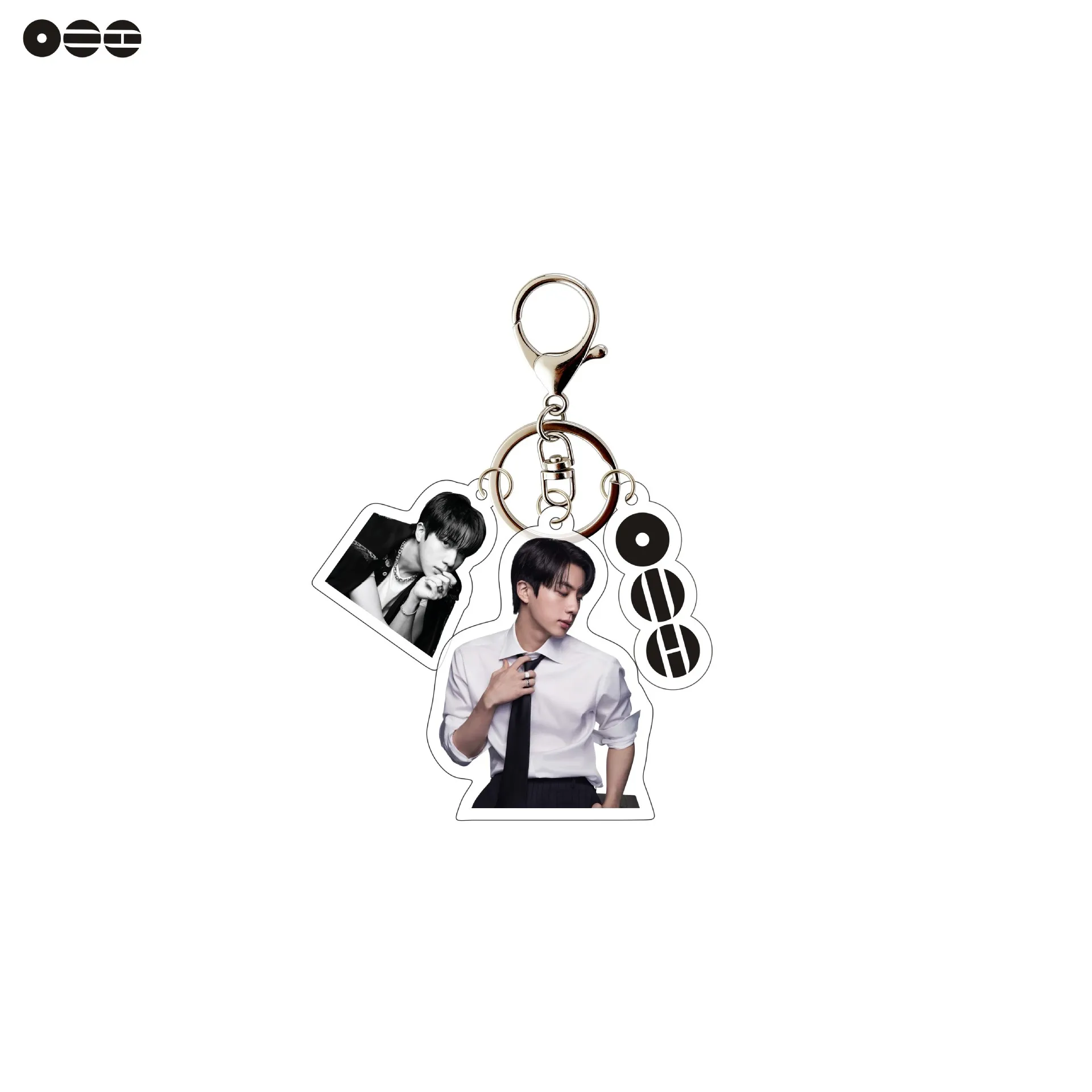2026 BTS Clear Acrylic Keychain Set 8 Pieces K-pop Star Bag Charm Key Ring Backpack Hanging Ornament Fans Gift view 5