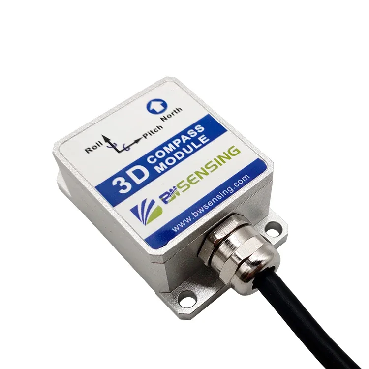 

BWSENSING 3D Digital Magnetic Compass BW-LEC315 Digital Output RS232 RS485 TTL Optional Modbus Optional