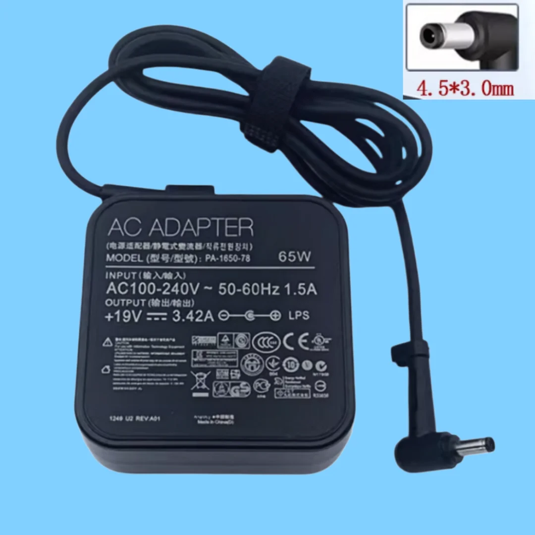 

19.V 3.42A 65.W 4.5x3.0mm AD10500 ADP-65GD D Power Supply AC Adapter For Laptop Charger