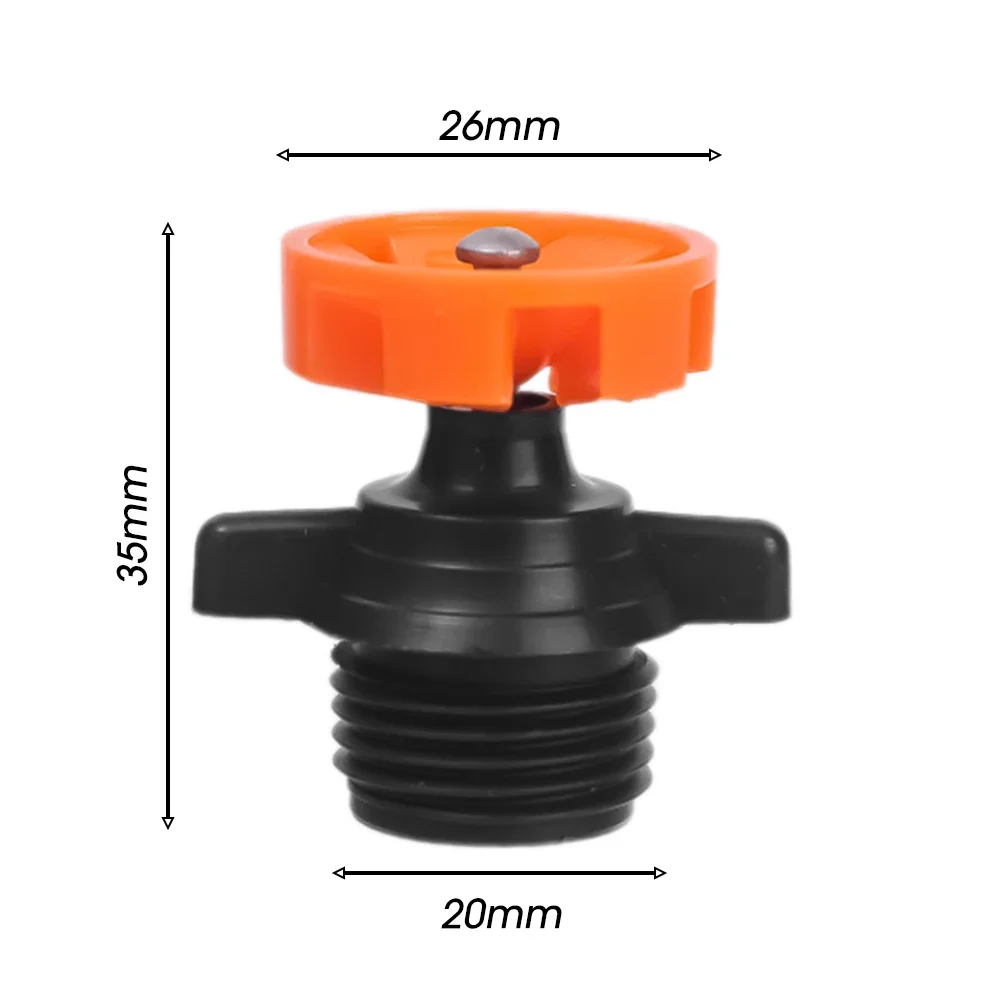 4/1PCS Rotatable Irrigation Dripper Garden Small Drip Irrigation System 6 Holes Atomizing Sprinkler Balcony Yard Watering Nozzle