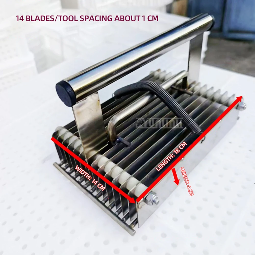 Stainless Steel Tofu Cutting Machine Kitchen Manual Food Cutter Processing Equipment