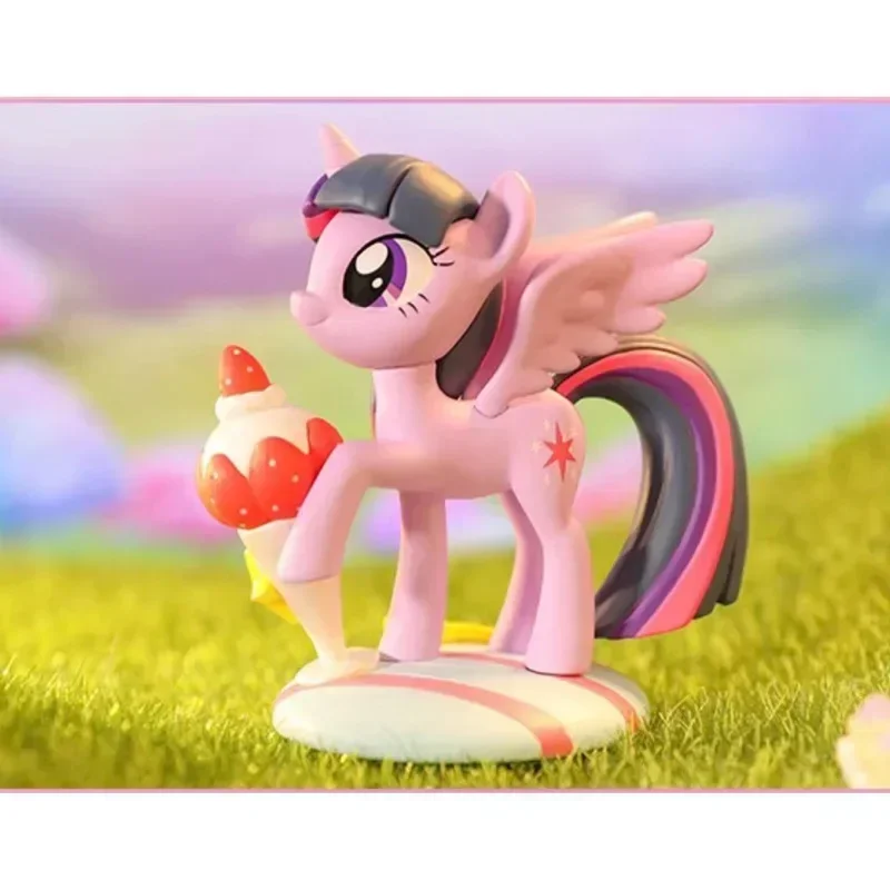 Anime My Little Pony Leisure Afternoon Applejack Fluttershy Rainbow Dash Rarity Gifts for Children Action Figure Model Toys