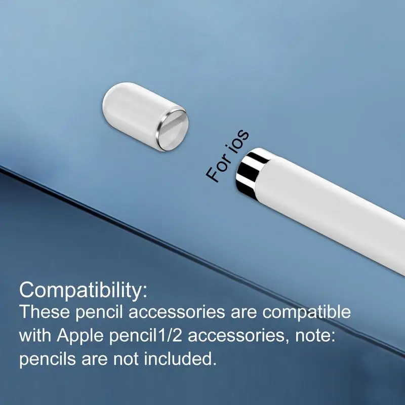 Lápis Magnético Caps Substituição, Caneta Dica Adaptador De Carregamento, Plug para iPad 1 ° e 2 °, Original