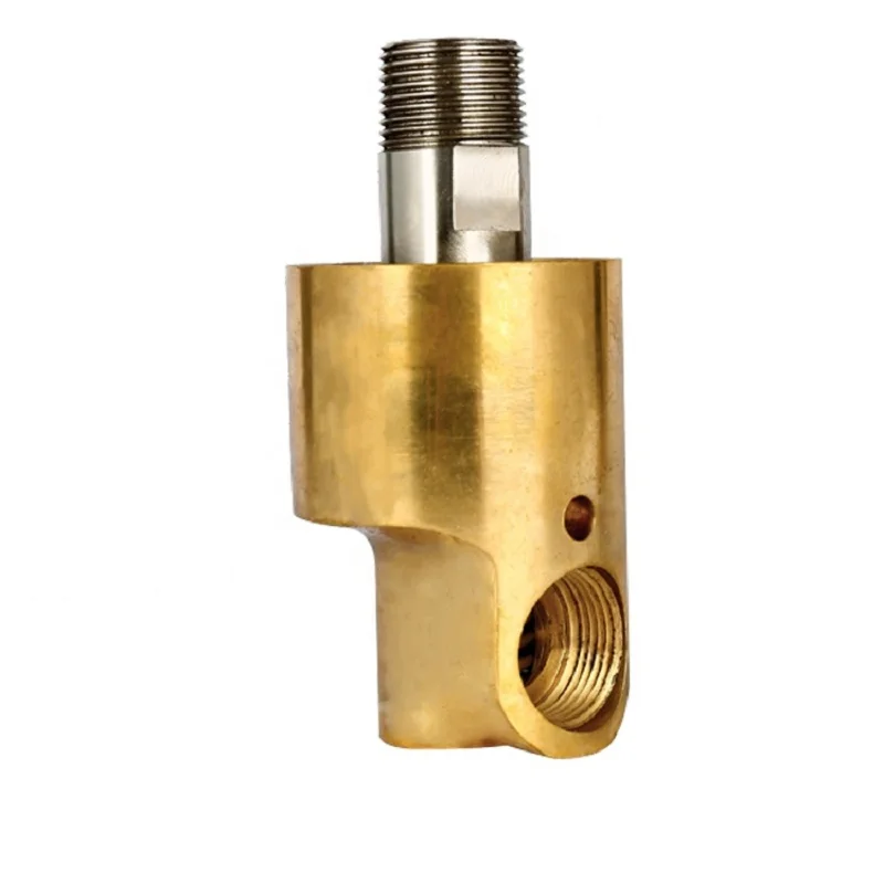 HS-X type Brass rotary union rotary joint high temperature rotary union rotary joint connector for cooling water left/right