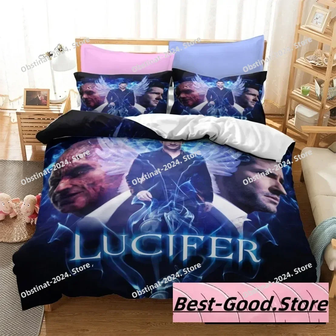 

Angel Wings Lucifer Morningstar Satanic Aesthetic Wing Feathe Bedding Set Boys Girls Twin Queen King Size Duvet Cover Pillowcase