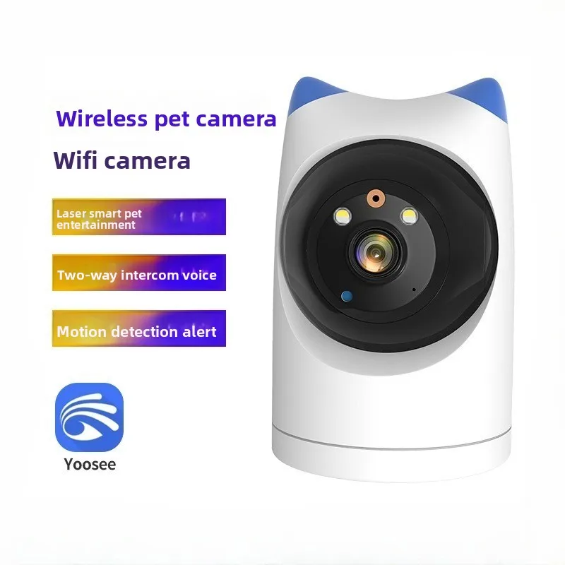 

Беспроводная Wi-Fi IP-камера для наблюдения за домашними животными с высоким разрешением, умная камера для удаленного мониторинга, аксессуары для собак