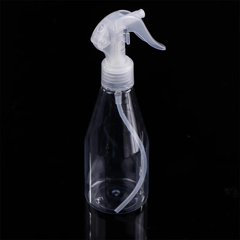 Botella de Spray de belleza de 200ml, botellas vacías para peluquería, pulverizador de agua para plantas de mascotas, herramientas de estilo de cabello transparente para el hogar