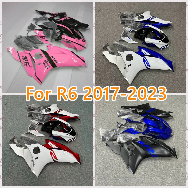 

Fit for 2017 2018 2019 YZFR6 YAMAHA 2020 2021 2022 2023 Injection Motorcycle Fairing Kit 17-23 YZF-R6 ABS Plastic Bodywork Pink