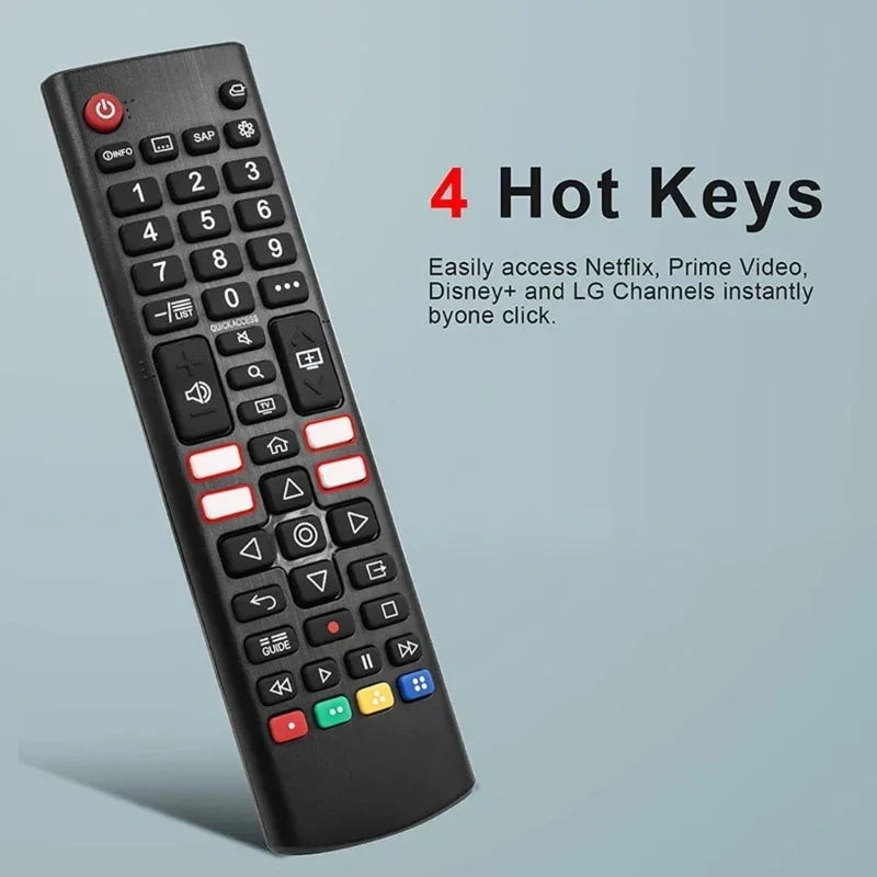 

ZLRLMHY Universal TV Remote Control is suitable for all LG smart TVs and belongs to the LCD UHD portable smart remote control