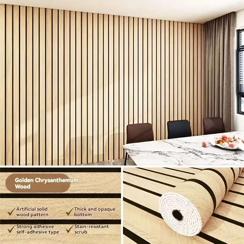 Dik bruin raster Peel and Stick Wallpaper Faux Plaid Design Waterdicht en vochtbestendig Ideaal voor muren Plafonds Home Decor