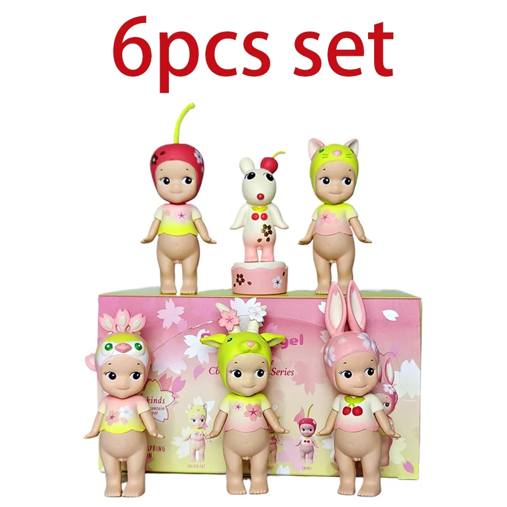 

New Angel Cherry Standing Posture Blossom Angel Series Hippers Dreaming Animal Series Mini Figures Action Replica Kid Toys Gifts