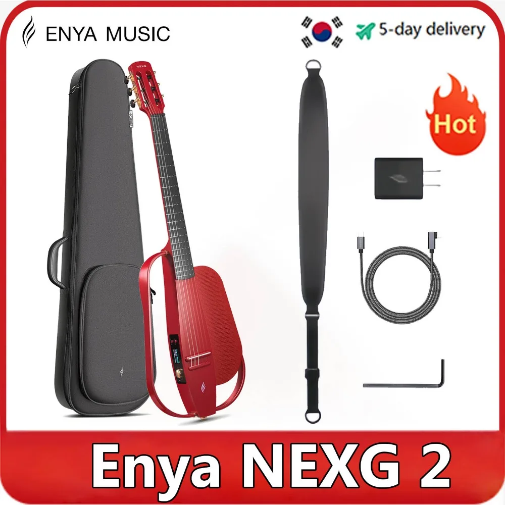 

Enya Acoustic-Electric Carbon Fiber Classical Nylon String Travel Guitar NEXG 2N Smart Acustica Electric Guitarra