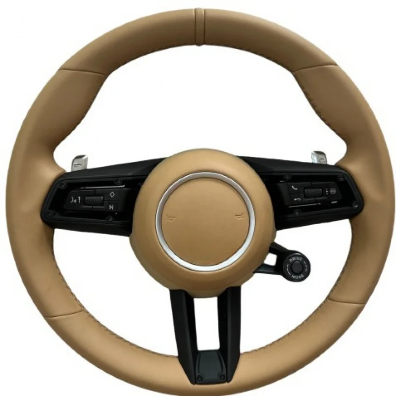 

For Porsche Macan/Panamera/Cayenne/718 (Old Models) Upgrade to New Carbon Fiber Steering Wheel with Knob