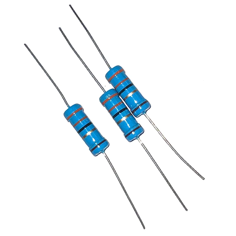 10pcs 3W Metal Film Resistor 3.3R 33R 330R 3.3K 33K 330K 3R3 3.3 33 330 Ohm R Accuracy 1% Five-Color Ring Resistance 0.1R-1M