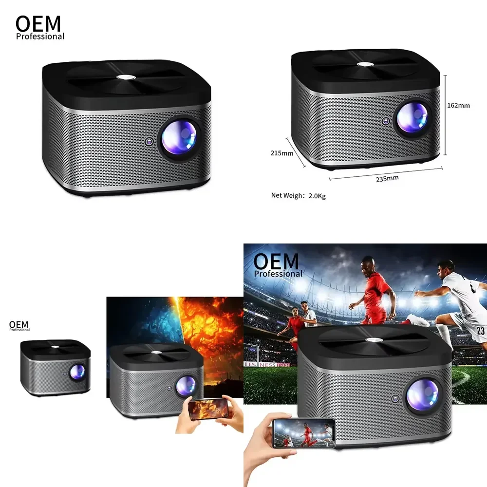 

MAF Javoda H8 LCD LED Auto Focus Digital Projector Android 9 1080P 4K Ready 500ANSI Lumens WiFi Smart Portable 3D Home