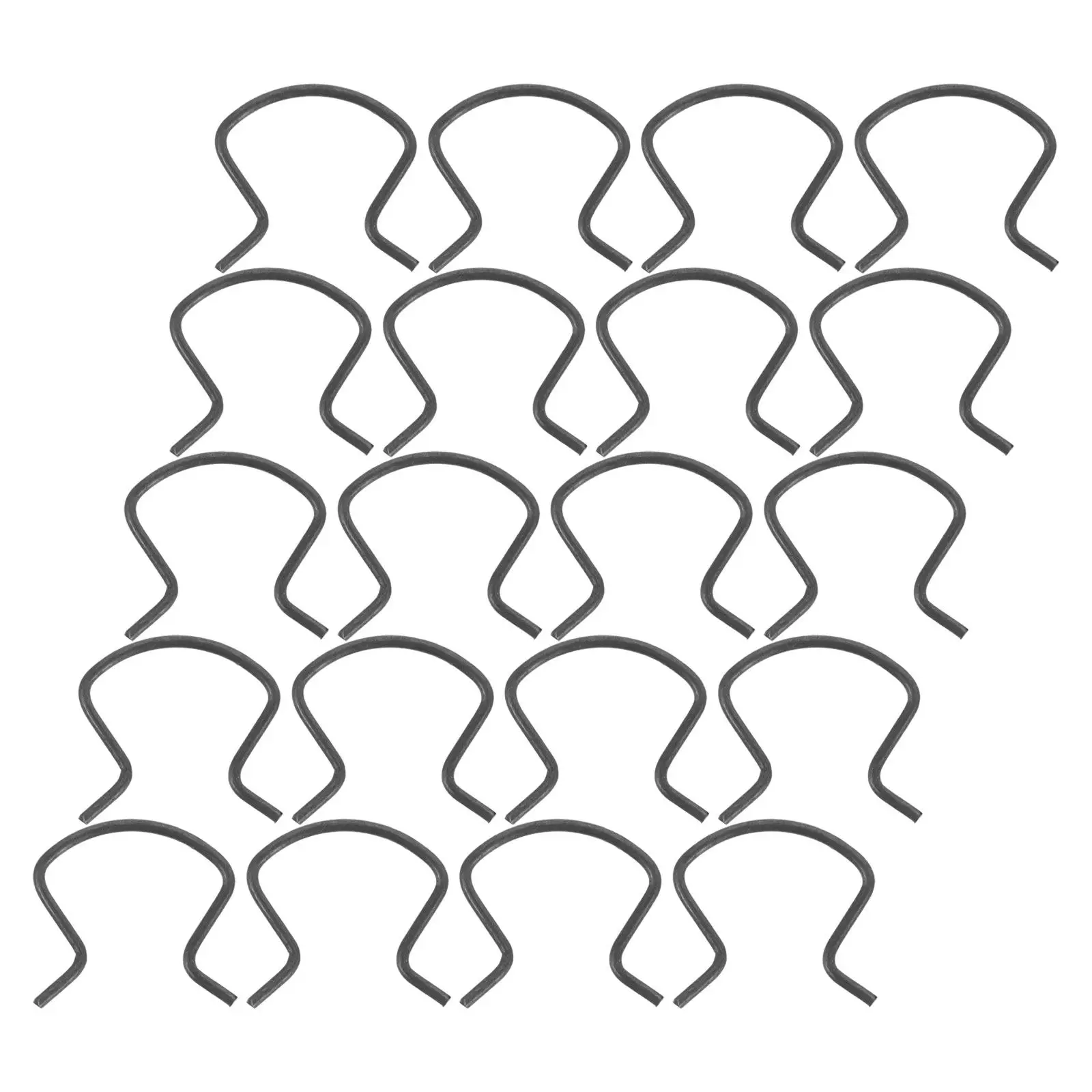 50Pcs Metal Window Crank Clips Universal Car Door Handle Retainer Auto Window Crank Repair Parts Vehicle Interior Fastener