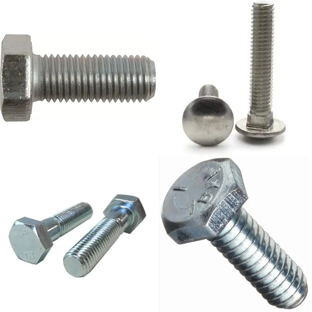 

Оцинкованные винты с шестигранной головкой с крупной резьбой M14-2,00 x 45 мм, 25 шт., полностью резьбовые, Метрический класс DIN 933 10,9, сверхмощная конструкция