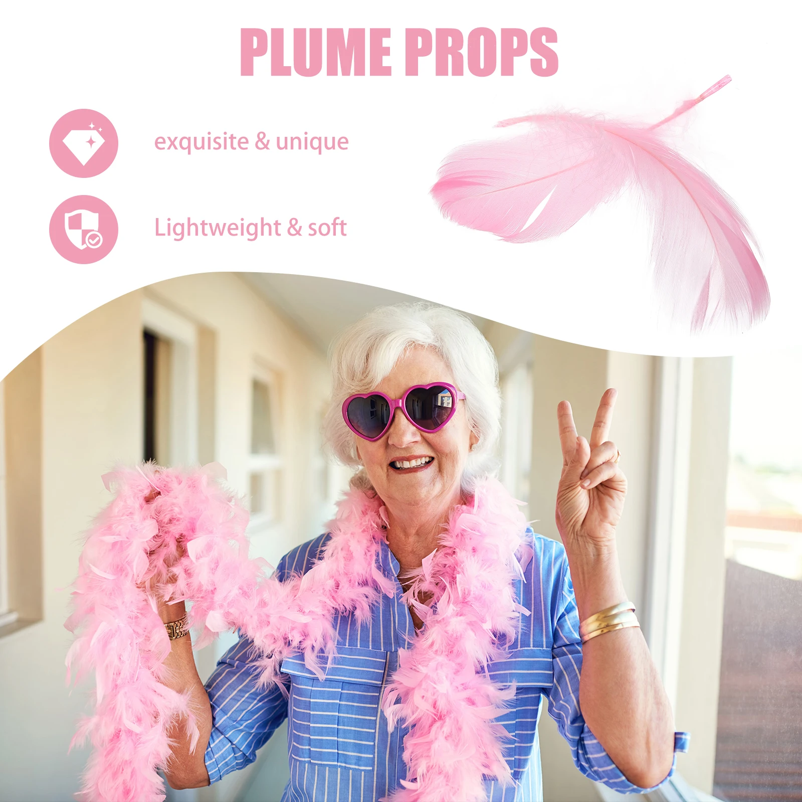 

15Pcs Small Plume Decorations Colorful Decorative Plumes for Jewelry Cosmetics Display Photo Prop Plume Prop Small Plumes