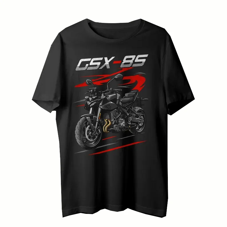 

Мужская футболка, летняя повседневная мотоциклетная футболка GSX-8S, летняя футболка с рисунком и короткими рукавами
