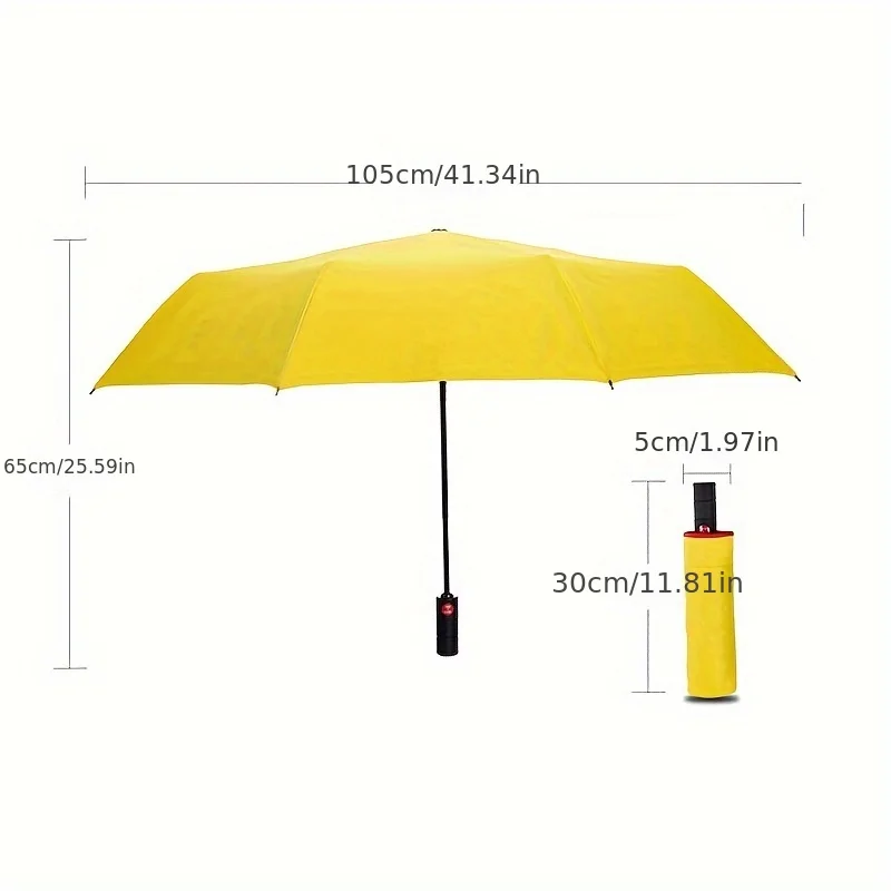 8 Bone Automatic Umbrella Windproof Fiber Shade Sunblock UV Protection Full Automatic Umbrella Business Men Folding Umbrella - view 6