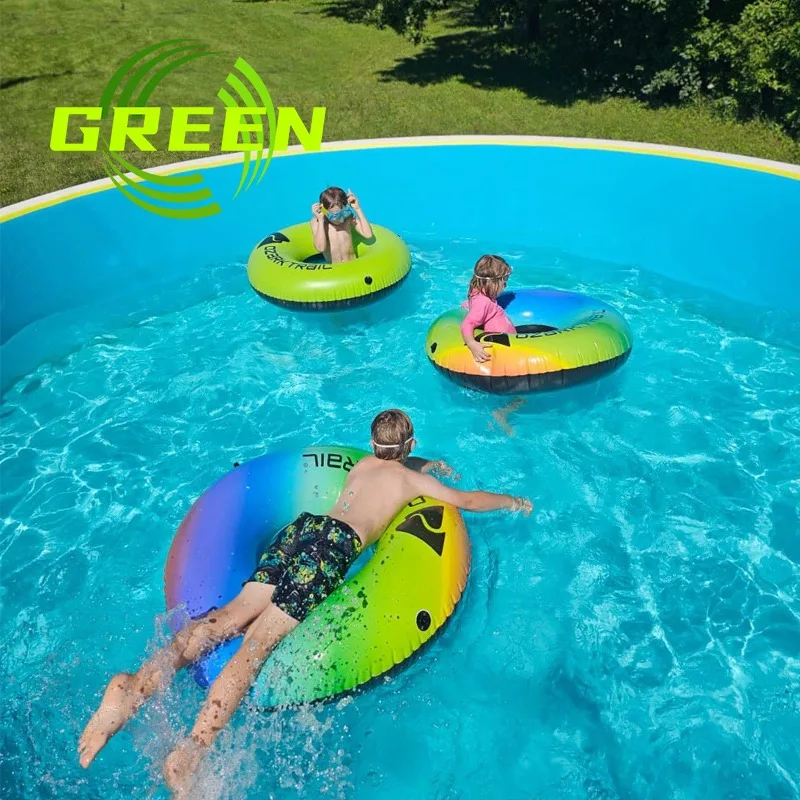 Inflatable Swimming Pool for Outdoor 100% Drop Stitch Inflatable Swimming Pool Large Inflatable Pool for Adult and Kids