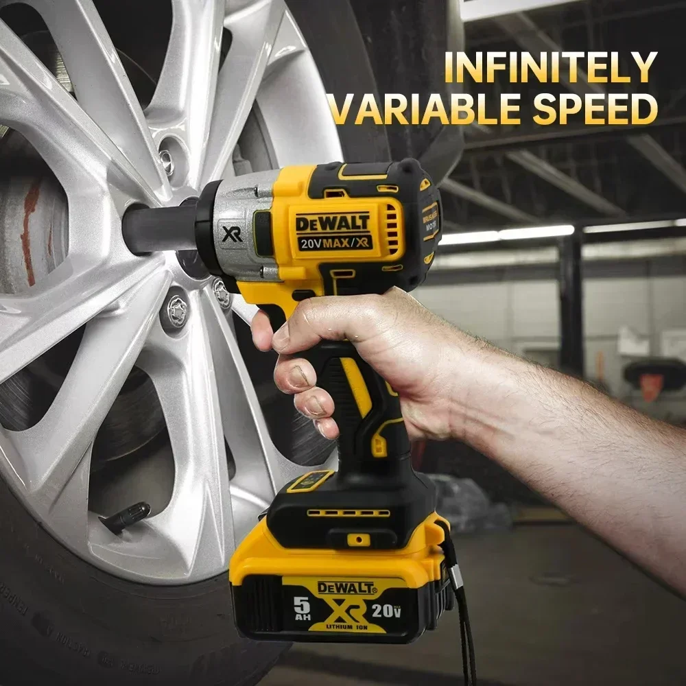 Dewalt DCF880 3300RPM Avvitatore a percussione senza spazzole Chiave elettrica a batteria a coppia elevata Strumento di riparazione pneumatici 20V Utensili elettrici ricaricabili