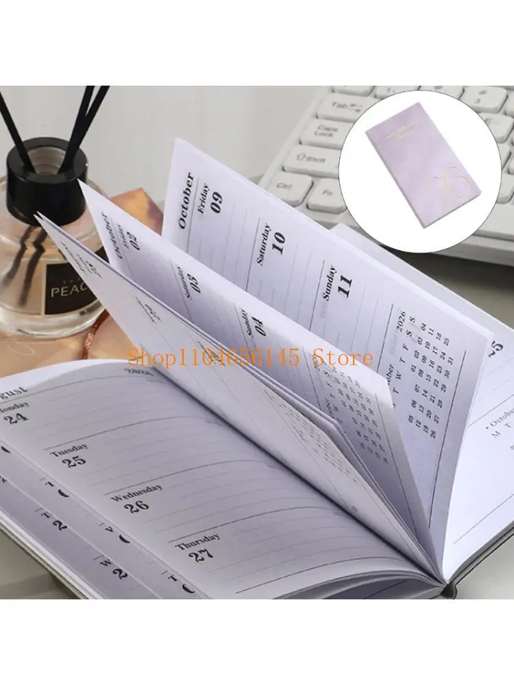 

5asd 2026 Еженедельный ежемесячный академический планировщик Карманный блокнот-планировщик для бизнеса