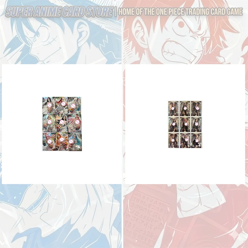 Japanese Anime ONE PIECE Card Set Yamato Nefertari D Vivi Boa Hancock Vinsmoke Reiju Perona Carrot NAMI Collectible Cards